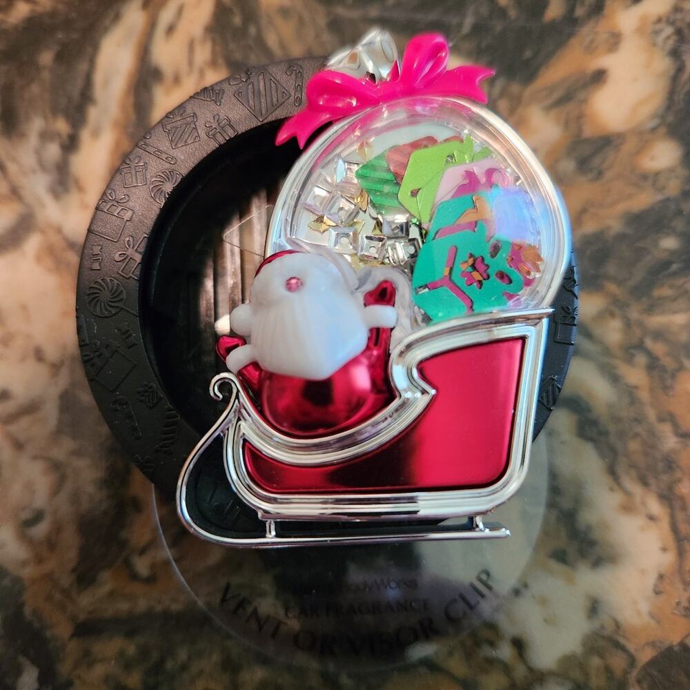 Christmas Ornament visor vent clip